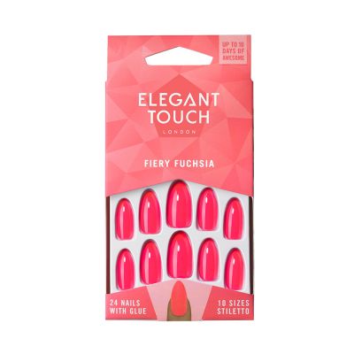 Elegant Touch Polished Metallic Pink