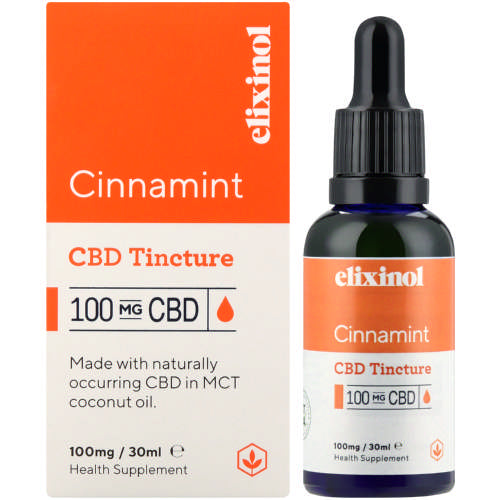 Elixinol CBD Oil Drops Cinnamint 100mg