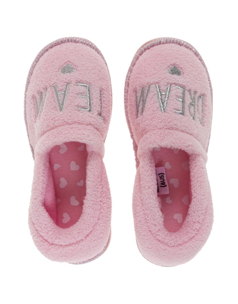 Embroidery Stokie Slippers Pink (Size 12-6) Older Girl