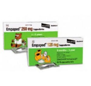 Empaped 125mg Suppositories 10s
