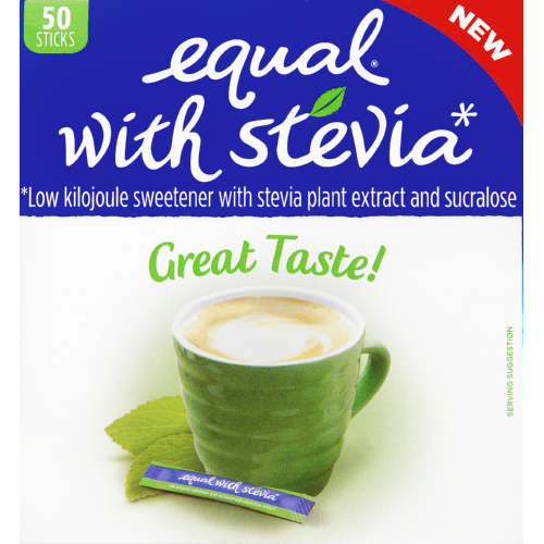 Equal With Stevia 50 Sticks 50g