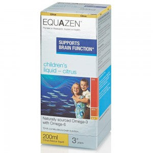 Equazen eye q liquid - Omega 3 Supplement for Children - Citrus 200ml