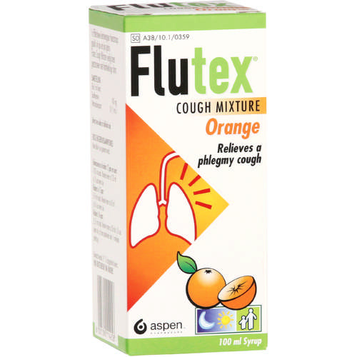 Flutex Cough Mixture Orange 100ml