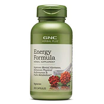 GNC Herbal Plus Energy Formula 100 Caps