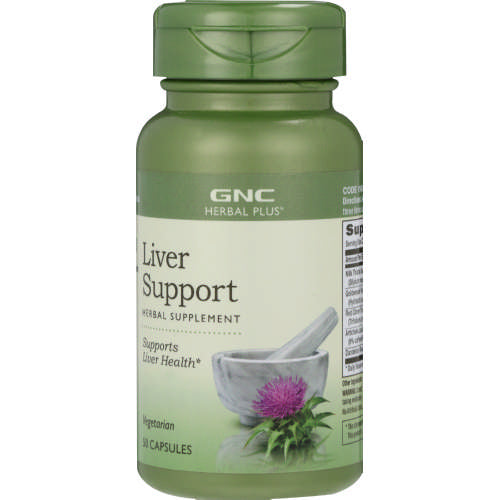 GNC Herbal Plus Liver Support 50 Capsules