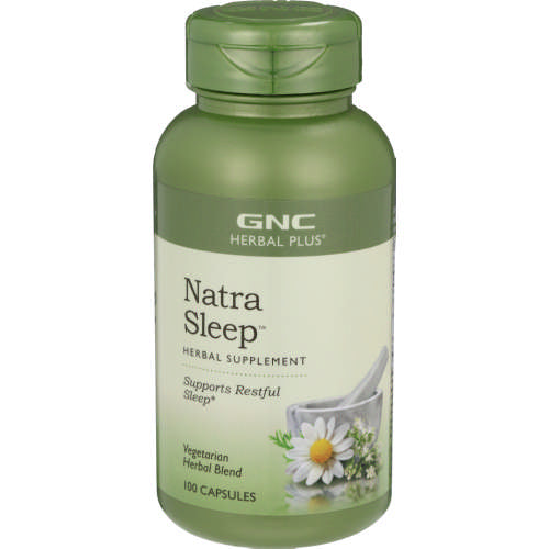 GNC Herbal Plus Natra Sleep 100 Capsules