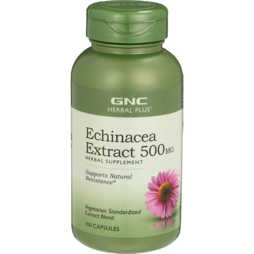 GNC Herbal Plus Standardised Echinacea Extract 100 Capsules