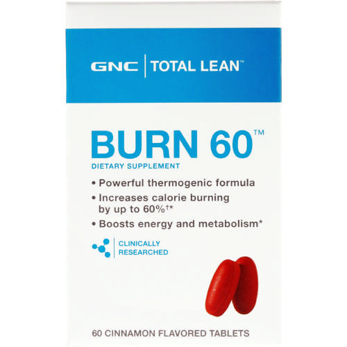 GNC Total Lean Burn 60 Cinnamon Flavored 60 Tablet