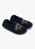 Game Over Embroidery Stokie Slippers Navy (Size 12-6) Older Boy