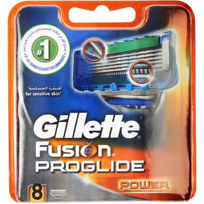 Gillette Blades Fusion Proglide Power 8's