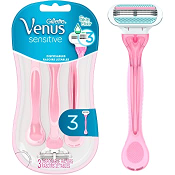 Gillette Venus Sensitive Disposable Razors 3's