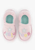 Good Night Embroidery Stokie Slippers Pink (Size 4-13) Younger Girl