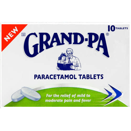 Grand-Pa Paracetamol 10 Tablets