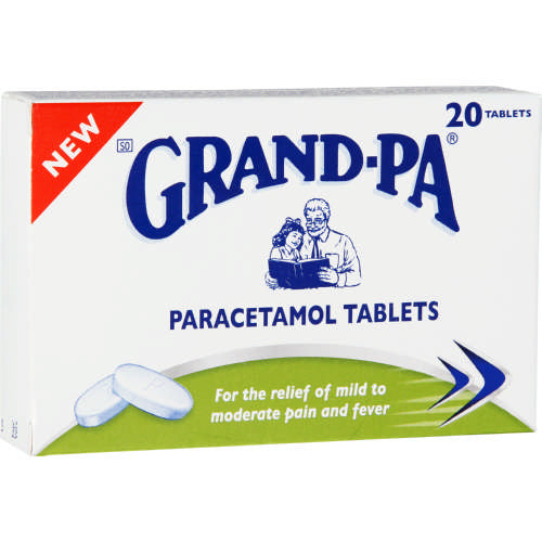 Grandpa Paracetamol Tablets 20's