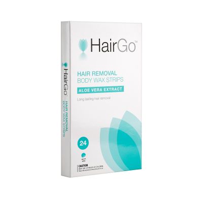 Hair Go Wax Strips Aloe Vera 24 Pack