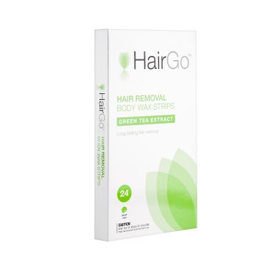 Hair Go Wax Strips Green Tea 24 Pack