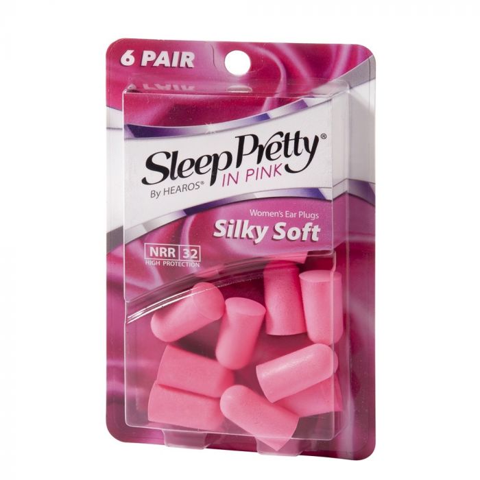 Hearos Ear Plugs Sleep Pretty In Pink 6 Pairs