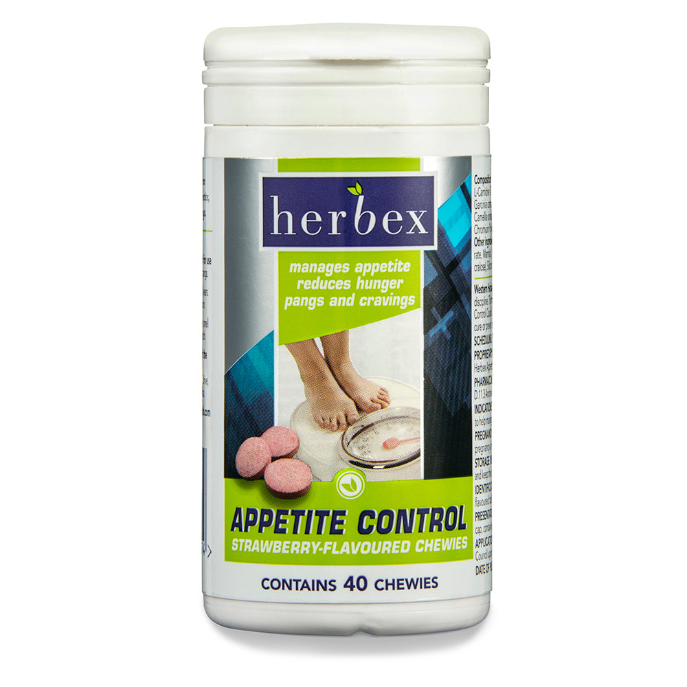 Herbex Appetite Control Chewies Strawberry 40's