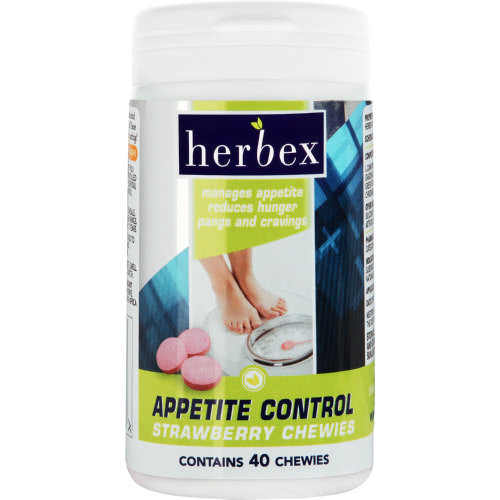 Herbex Appetite Control Strawberry 40 Chews