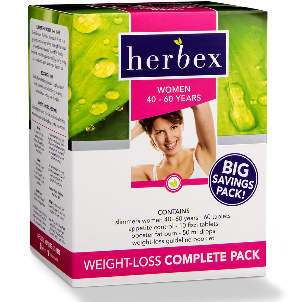 Herbex Weight-Loss Complete Pack for Women 20-40 Years Combo