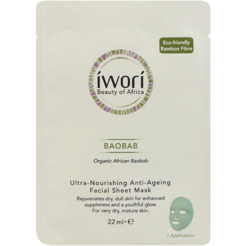 Iwori Ultra Nourishing Facial Sheet Mask Baobab