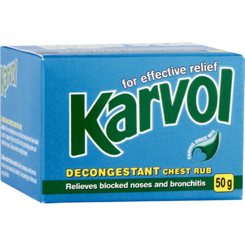 Karvol Decongestant Chest Rub-50g