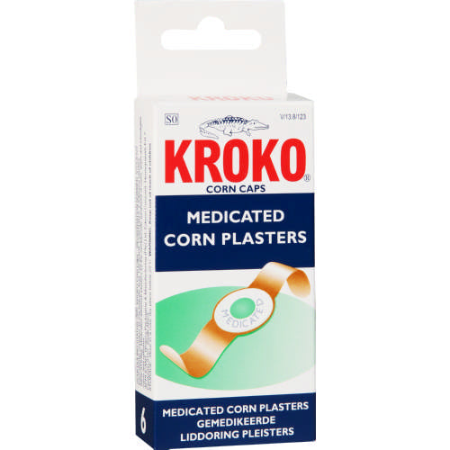 Kroko Corn Caps Medicated Corn Plasters 6 Pack