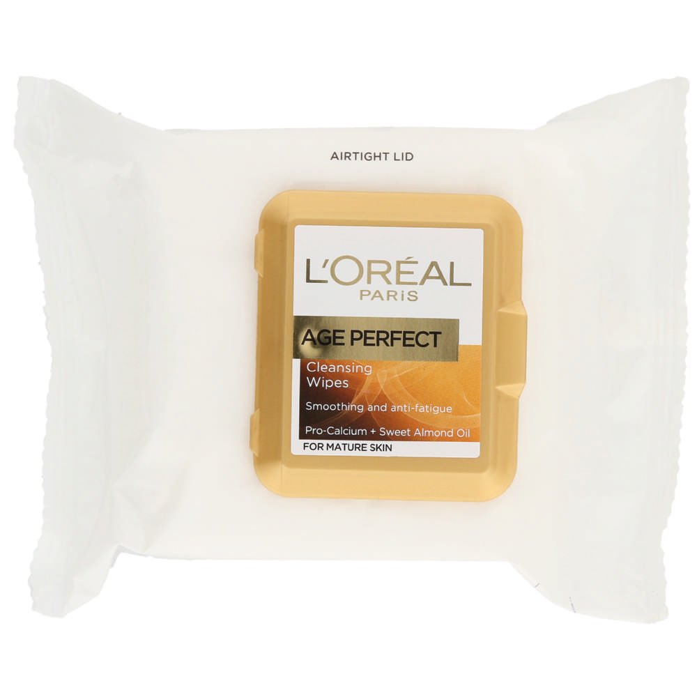 L'Oreal Dermo Expert Age Perfect Cleansing Wipes 25's Mature