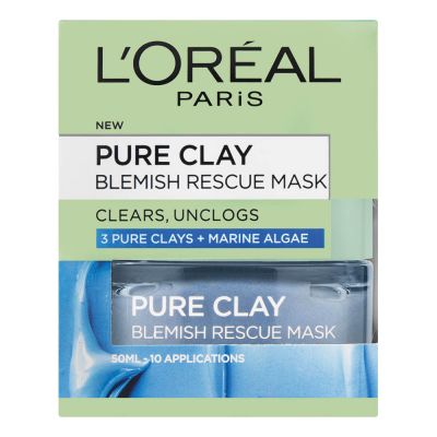 L'Oreal Pure Clay Facial Mask Blemsh Rescue