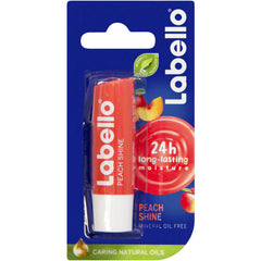 Labello Fruity Shine Lip Balm Peach 4.8g