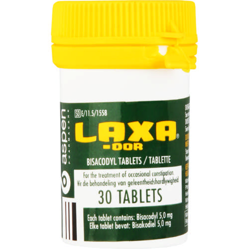 Laxador Bisacodyl 30 Tablets