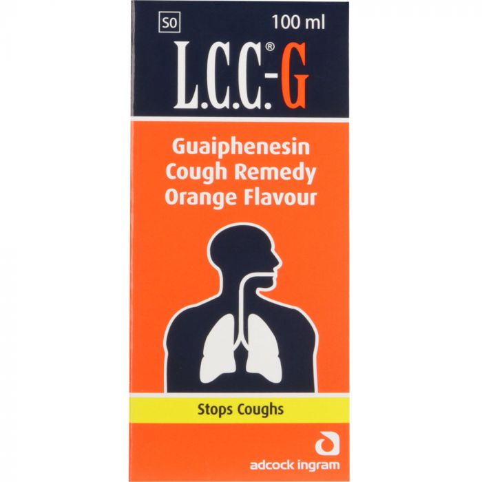 Lcc Cough Remedy GUaiphenesin Orange 100ml