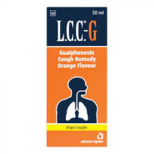 Lcc Cough Remedy GUaiphenesin Orange 50ml