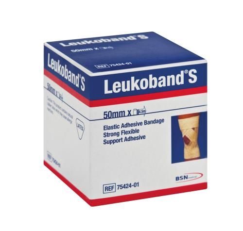 Leuko S Elastic Adhesive 50mmx4.5m