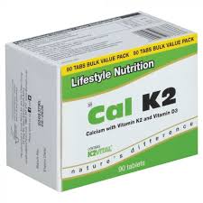 Lifestyle Nutrition Cal K2 Tablets 90s