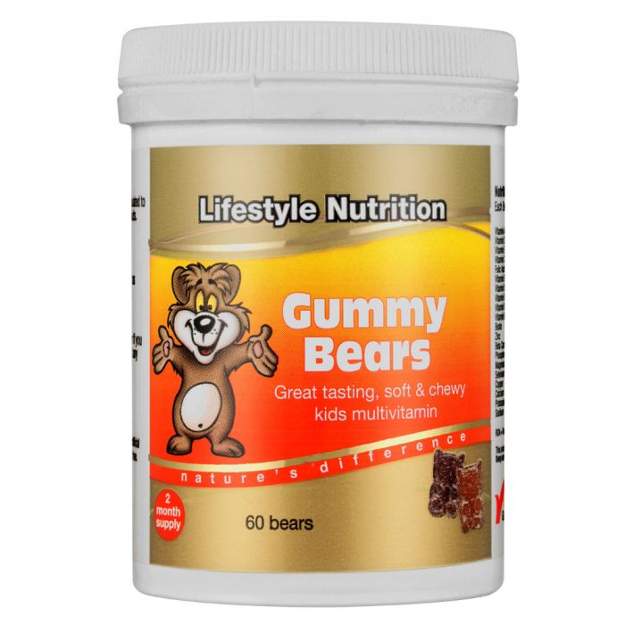 Lifestyle Nutrition Gummy Bears Vegetarian Mulvitamin 60's