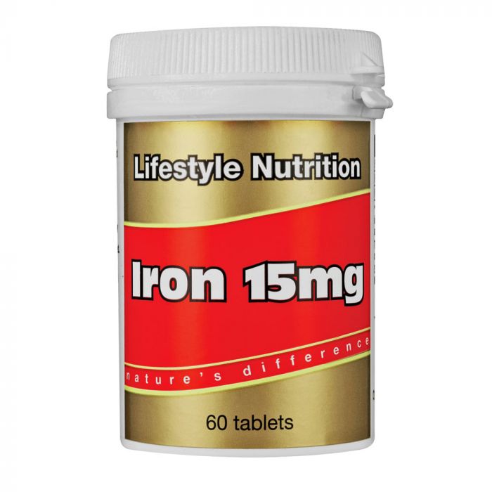 Lifestyle Nutrition Iron 15mg 60 Tablets