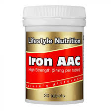 Lifestyle Nutrition Iron AAc 30 Tablets