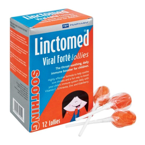 Linctomed Viral Forte Lollies 12's