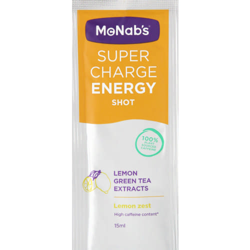 McNabs SuperCharge Natural Liq 15g Lemon