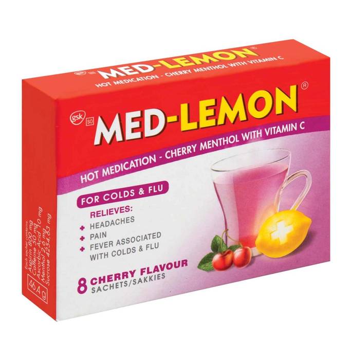 Med Lemon Sachets 8's Cherry – ZimSeller Pharmacy