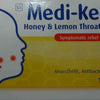 Medi-Keel A Honey And Lemon Throat Lozenges 16s