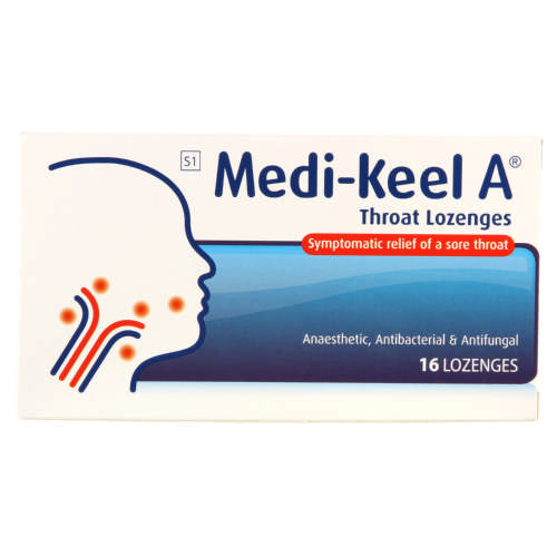 Medi-Keel A Throat Lozenges Original 16 Lozenges