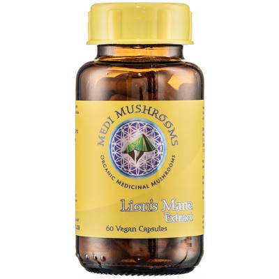 Medi Mushrooms  Lions Mane - Brain Power Booster 60