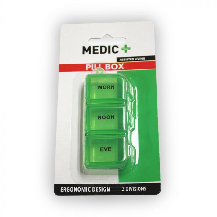 Medic Pill Box 3 Division Green