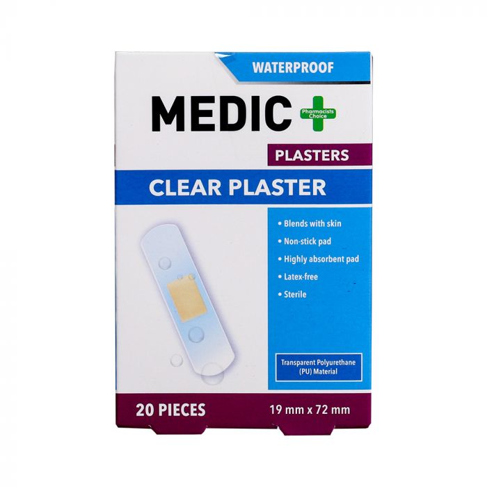 Medic Plaster Waterproof 19x72mm 20's