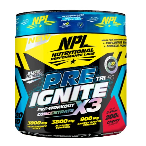 NPL Pre Ignite Pre Workout Concentrate - Blueberry 200g