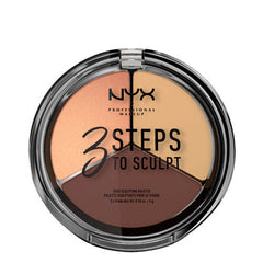 NYX Professional Makeup 3 Steps To Sculpt Face Sculpting Palette Fair 5g
