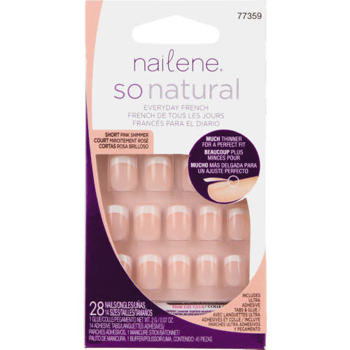 Nailene So Natural Everyday French Kit Pink Shimmer