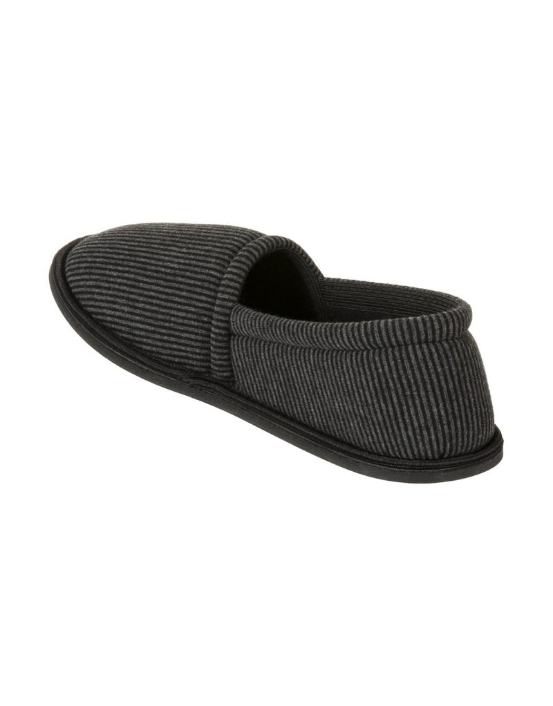 Narrow Striped Stokie Slippers for Adults Grey